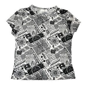 Riley & James Whimsygoth Crop Tee - Women's Size L